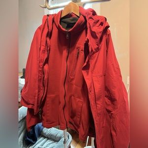 Timberland waterproof jacket removable fleece